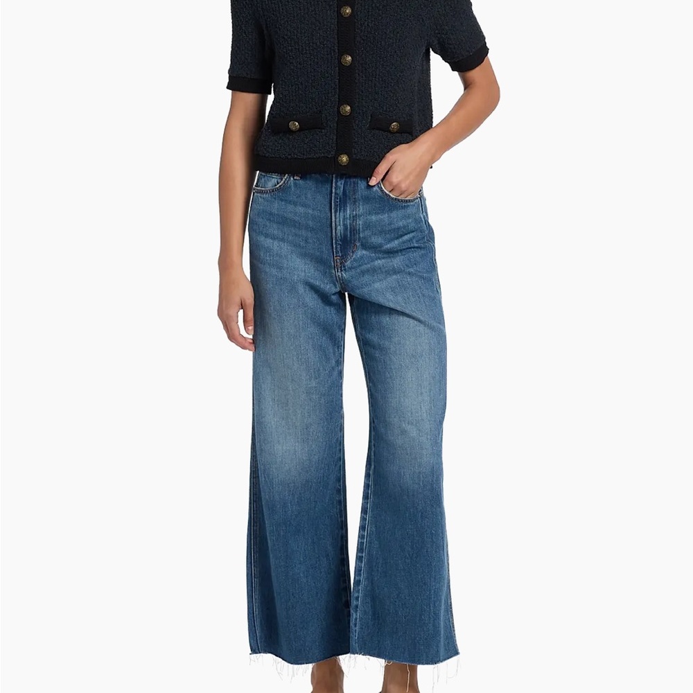 Veronica Beard Blue Flare & Wide Leg Jeans